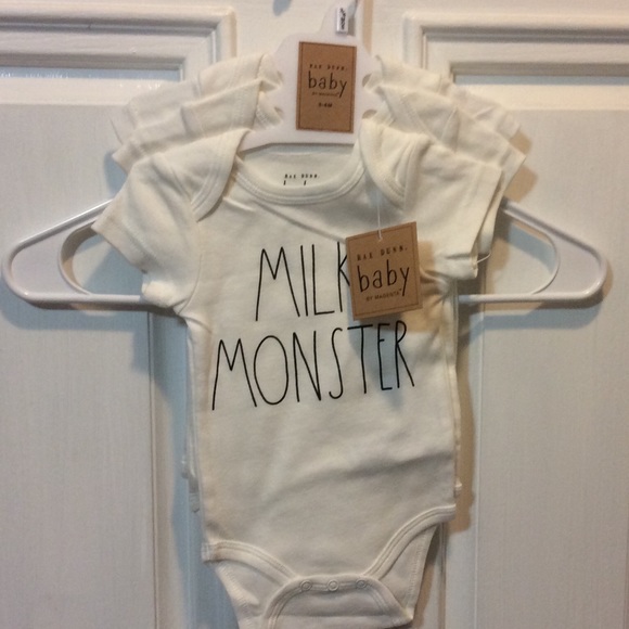 Rae Dunn baby onesie set - Picture 1 of 4